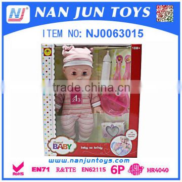 Hot sale plastic baby dolls lifelike baby doll toy for kids