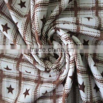 Chinese manufacturer star design 96/4 poly spandex knitted fabric