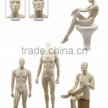 abstract male mannequin with skin color