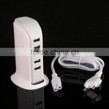 5-Port 5V/6A USB Desktop Charger/Portable Charger All-In-One Travel Charger for IPhone, IPad, IPod, Smartphones, 5V Tablets photo-3