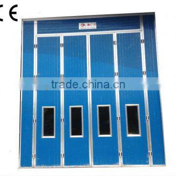 CE approved trolley bus spray booth(18 meter long, infrared heater)