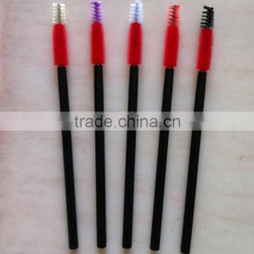 disposable makeup brush,plastic mascara brush wands