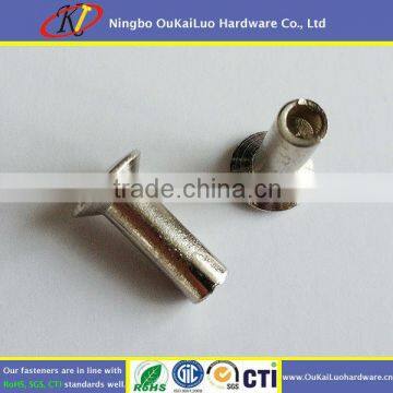 A2 A4 Stainless Steel Flat Head Half Hollow Rivets