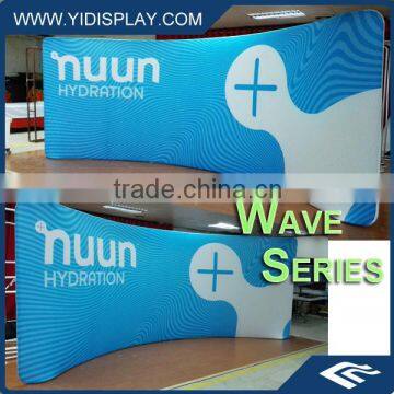 8ft Curved portable tradeshow display