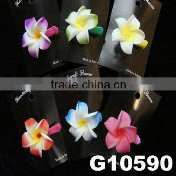 cute frangipani flower hair clip hawaiian flowers for hair