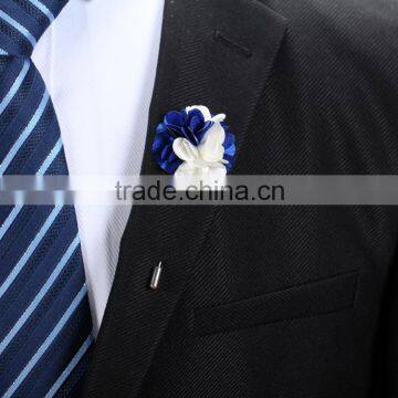 Lapel Flower Daisy Handmade Boutonniere Stick Brooch Pin Men's Accessories