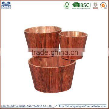 Handmade Wooden Bucket for rice Made in Japan