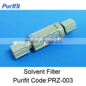 ALTERNATIVE SOLVENT FILTER FOR ZANASI PRINTER