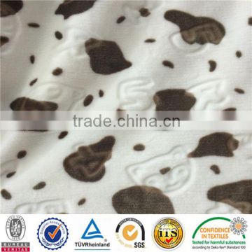 hot sell 100polyester printed flannel fleece fabric made in suzhou