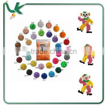 Wholesale Personalized DIY Plastic S5mm 33 Colors Fused Beads For Educational Hama Perler Beads