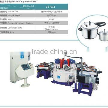 ZY-611 Automatic cookware inne face grinding machine