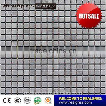 Economic designer brick mosaic tiles with natural split