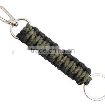 New Paracord Survival Keychain with Carabiner Key Chain