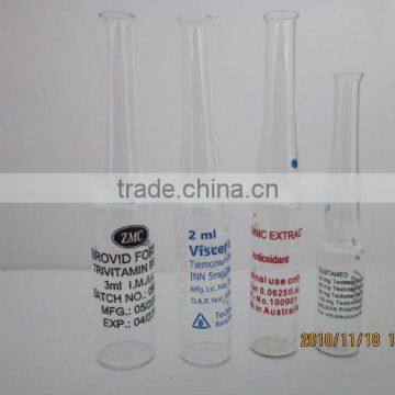 3ml clear glass ampoule in stock