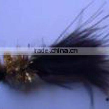 Black Tail Gold Humungus Booby Streamer trout flies