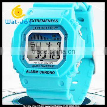 2014 alibaba most hot sale pretty 30ATM waterproof calendar men plastic watch(WJ-2124)