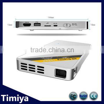 2016 High Lumens Mini Projectors P1 with Build in Android smart tv box Projectors
