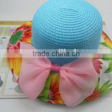 New Wholesale latest children straw boater hats cheap