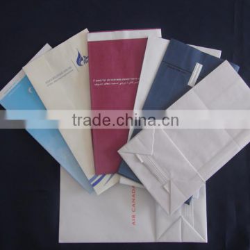 tissue paper with PE film bag for airline