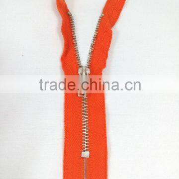 NO.5 METAL ZIPPER Y TYPE CUPRONICKEL NICKLE FREE O/E