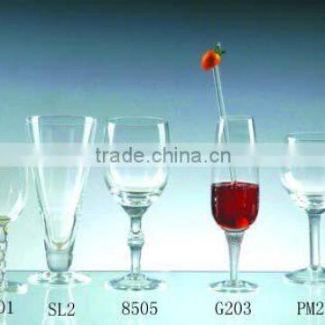 Drinking cheap glass goblet drinking clear glass cup