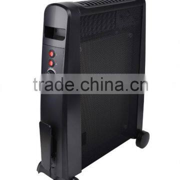 New Black Mica Panel 2.5KW Radiant Convector Heater with thermostat free Oil heater