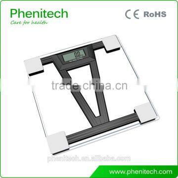 180kgs/400lbs LCD digital automatic body weighing talking bathroom scales