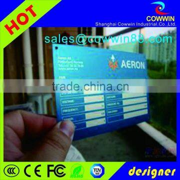 New Printed Wholesale Uniform Nameplate in Zinc Alloy photo-4