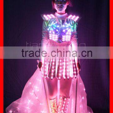 LED Dance Stag Costumes Performance Dress, Irish Dancing Dresses