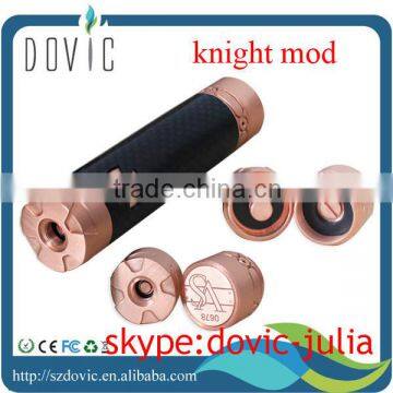 popular elegant 18650 knight mod clone with copper pin and magnetic switch