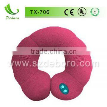 Portable Airplane Relax Neck Pillow Massager for Travel Kit TX-706