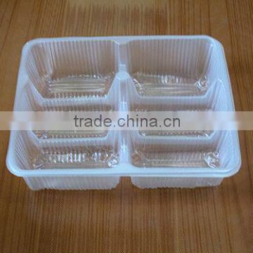 Plastic Compartment Tray For Cookie