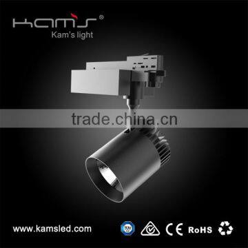 Adjustable beam angle 360 degree track light high efficiency20-40W cob led track light