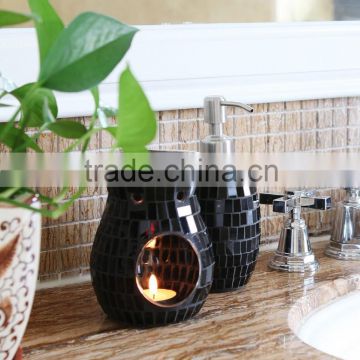 Color glass mosaic oil burners