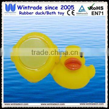 Floating toy weighted bath duck pvc duck weight