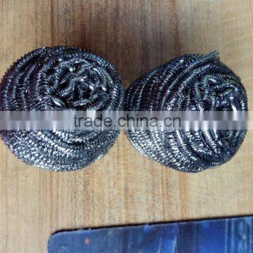 Non scratch pan stainless steel scourer stainless steel pot scrubber