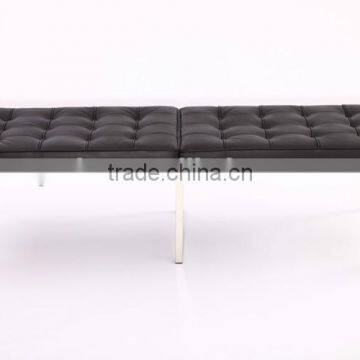 Famous designers high end black indoor knoll bench replica for sale