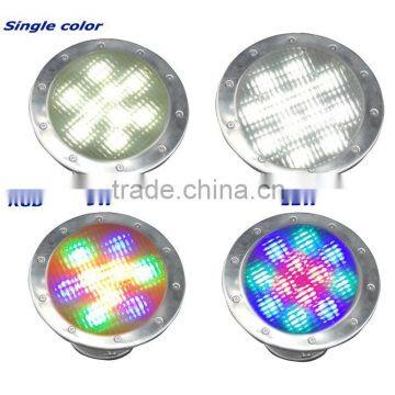 stainless steel 9w 12W led underwater lighting multi color ip68