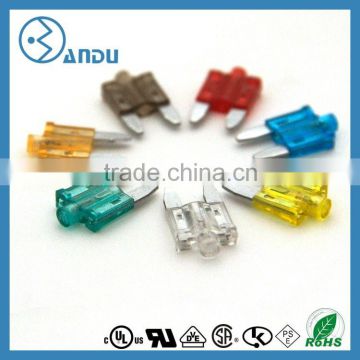 Dongguan factory :Auto fuse with neon lamp 5A,7.5A,10A,15A,20A,25A,30A