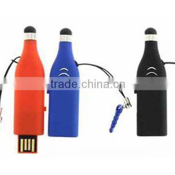 OEM branding slide stylus pen 1gb USB flash drive