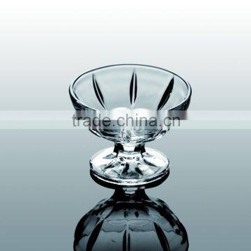 crystal glass ice cream bowl cup
