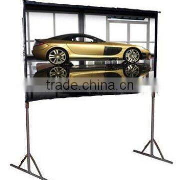 VS120" Quick Fold Projection Screen with Rear and Front Projection Surface