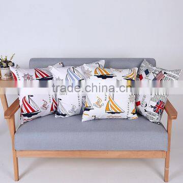 Simple Style Caique Design Canvas Cotton Throw Sofa Home Decor Pillow Case Cushion Cover