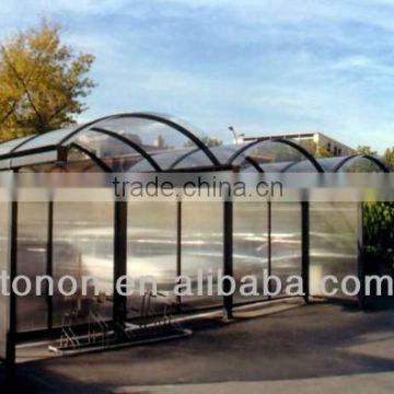 protective car shelter PC22 plastic sheet polycarbonate hollow sheet pc hollow sheet