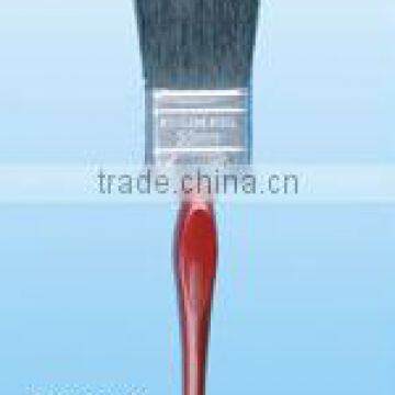 Paint brush with wooden handle