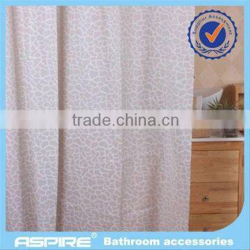 peva material chain shower curtain