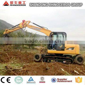 4x4 WD Wheel Excavator photo-2