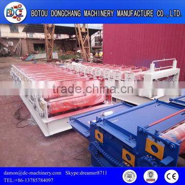 double layer colour steel roll forming machine