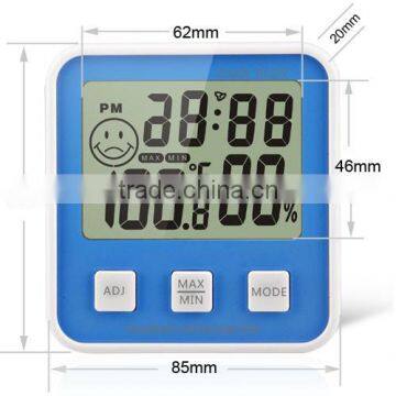 max min hygro thermometer with time stamp