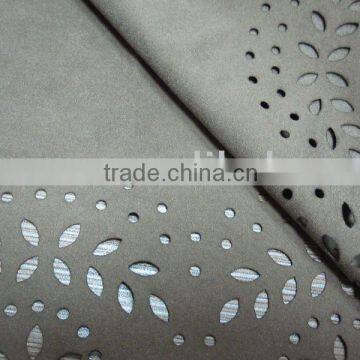 punched suede fabric/garments fabric